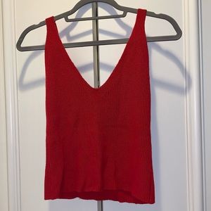 Brandy Melville red tank top - size S -